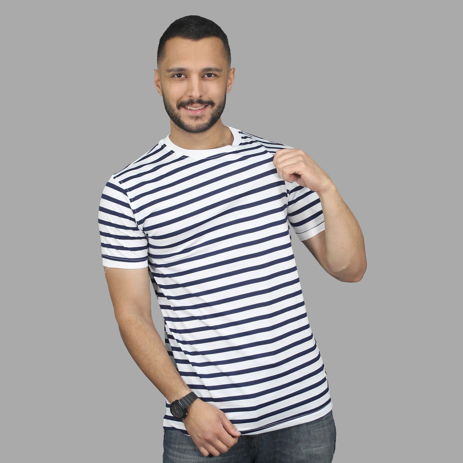 تی شرت آستین کوتاه مردانه مالدینی مدل t-499 -  - 1