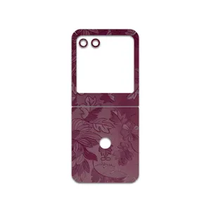 MAHOOT Red-Wildflower Cover Sticker for Motorola Razr 40 Ultra
