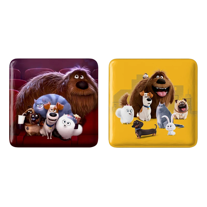 مگنت خندالو طرح زندگی پنهان حیوانات خانگی کد 1066910671 مجموعه 2 عددی