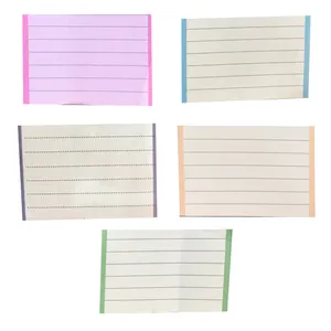 کاغذ یادداشت مدل ریزبرگ خط‌دار بسته 5 عددی