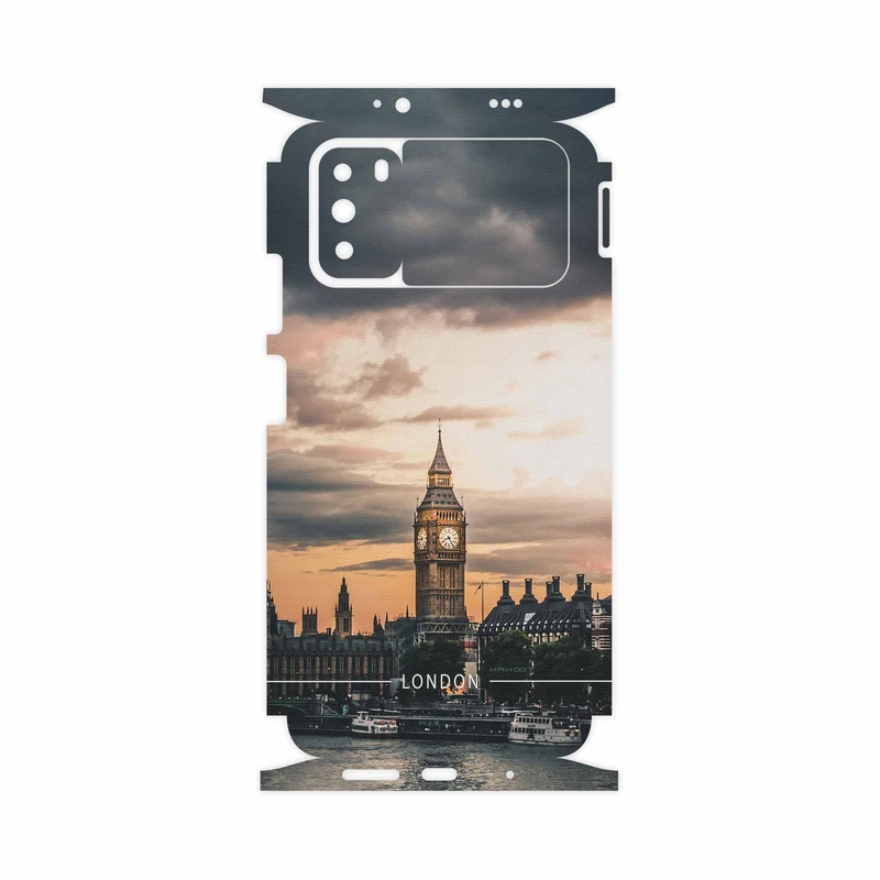 برچسب پوششی ماهوت مدل London City-FullSkin مناسب برای گوشی موبایل شیائومی Poco M3