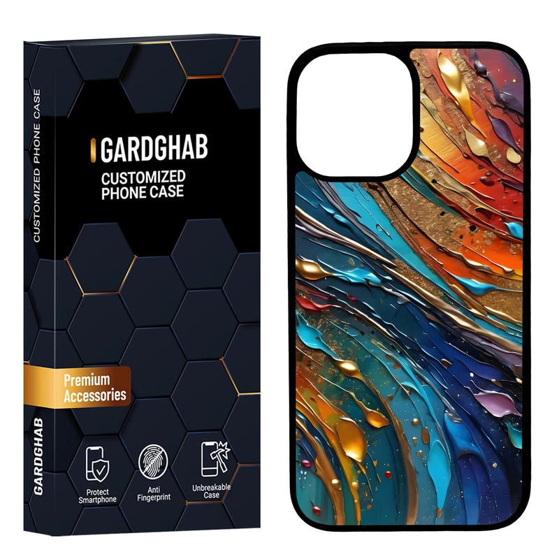 کاور گارد قاب مدل پشت گلس ساده مناسب برای گوشی موبایل اپل iPhone 12 Pro Max