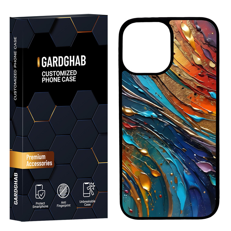 کاور گارد قاب مدل پشت گلس ساده مناسب برای گوشی موبایل اپل iPhone 12 Pro Max