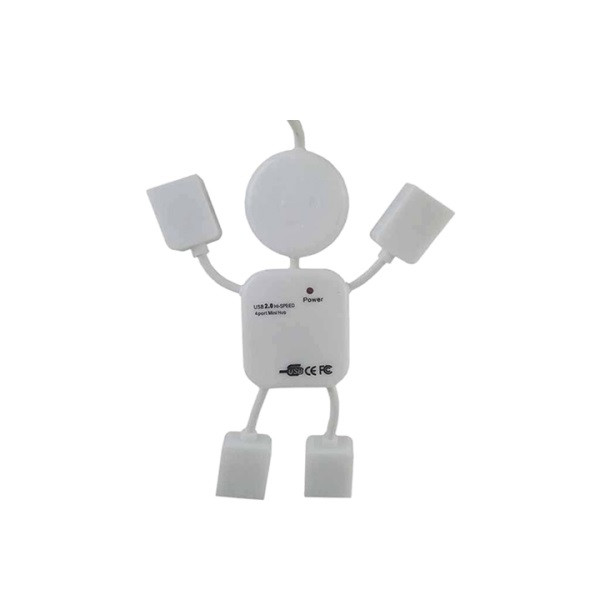 هاب 4 پورت USB 2.0 طرح آدمک مدل HI-SPEED کد 01