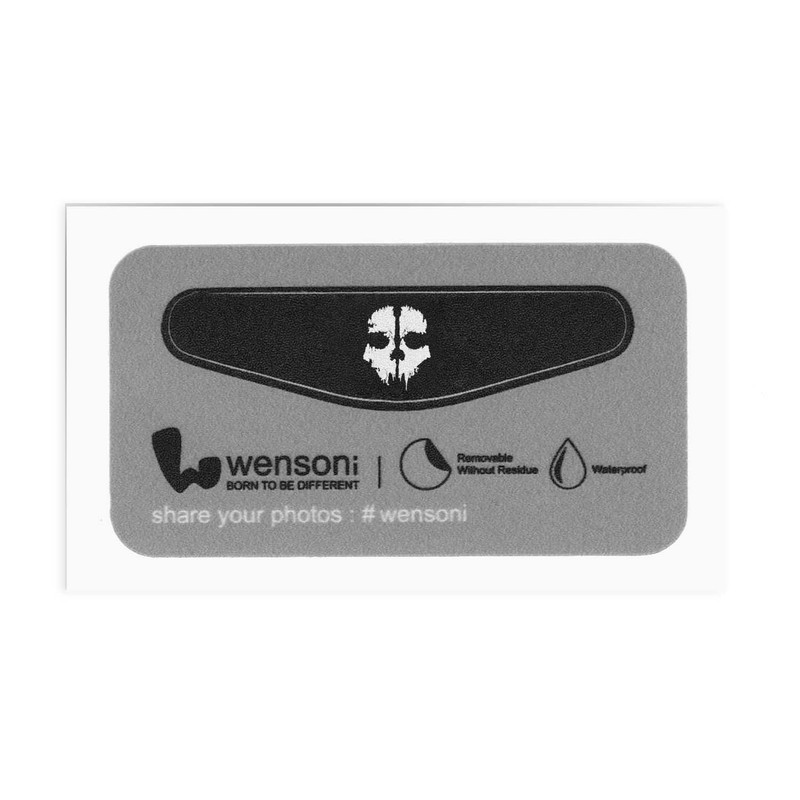 برچسب لایت بار دسته پلی استیشن 4 ونسونی طرح Ghosts Skullبسته 2 عددی