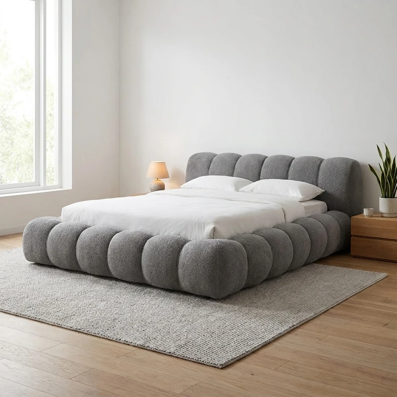 تخت خواب دونفره طرح تدی مدل T06 سایز 200×180 سانتی متر