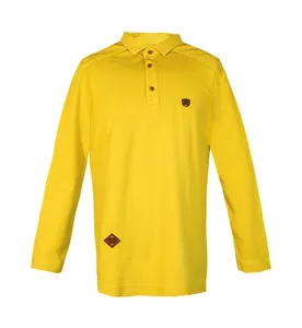 پولوشرت آستین بلند مردانه مدل یقه دار دو دکمه 13