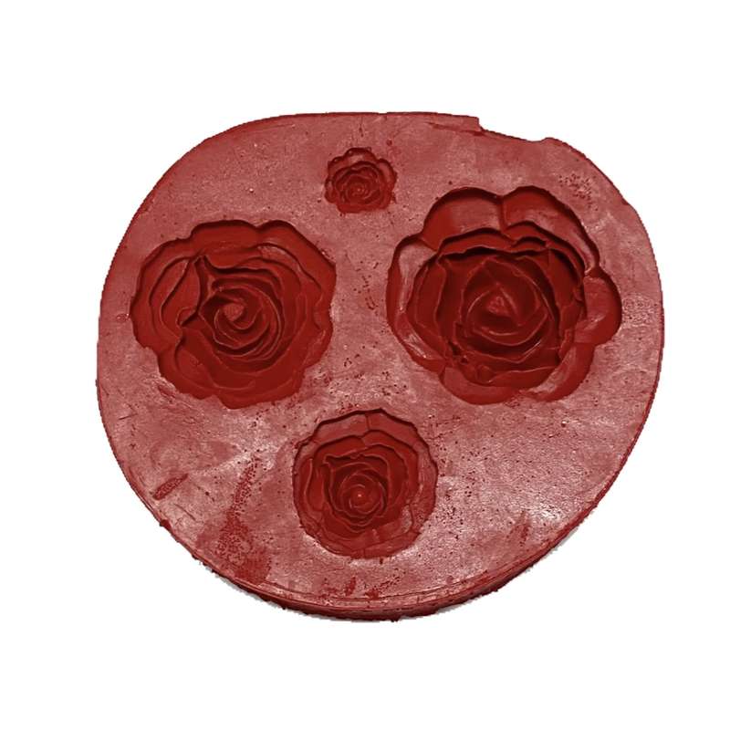 قالب شکلات مدل مالد فوندانت طرح مولد گل رز کد M4