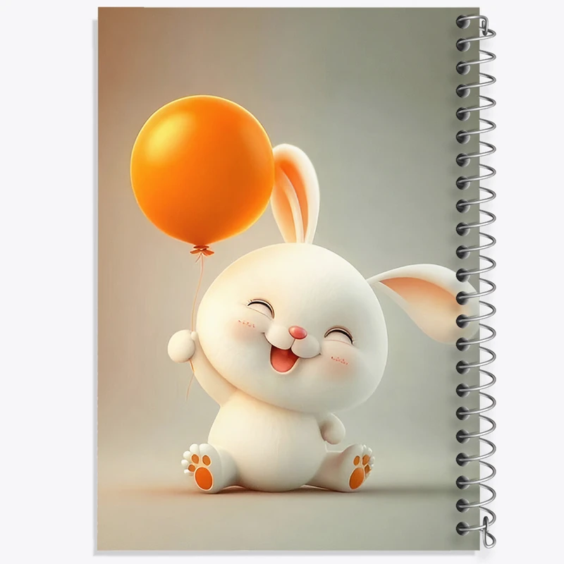 دفتر نقاشی 50 برگ خندالو طرح خرگوش کیوت کد N4086