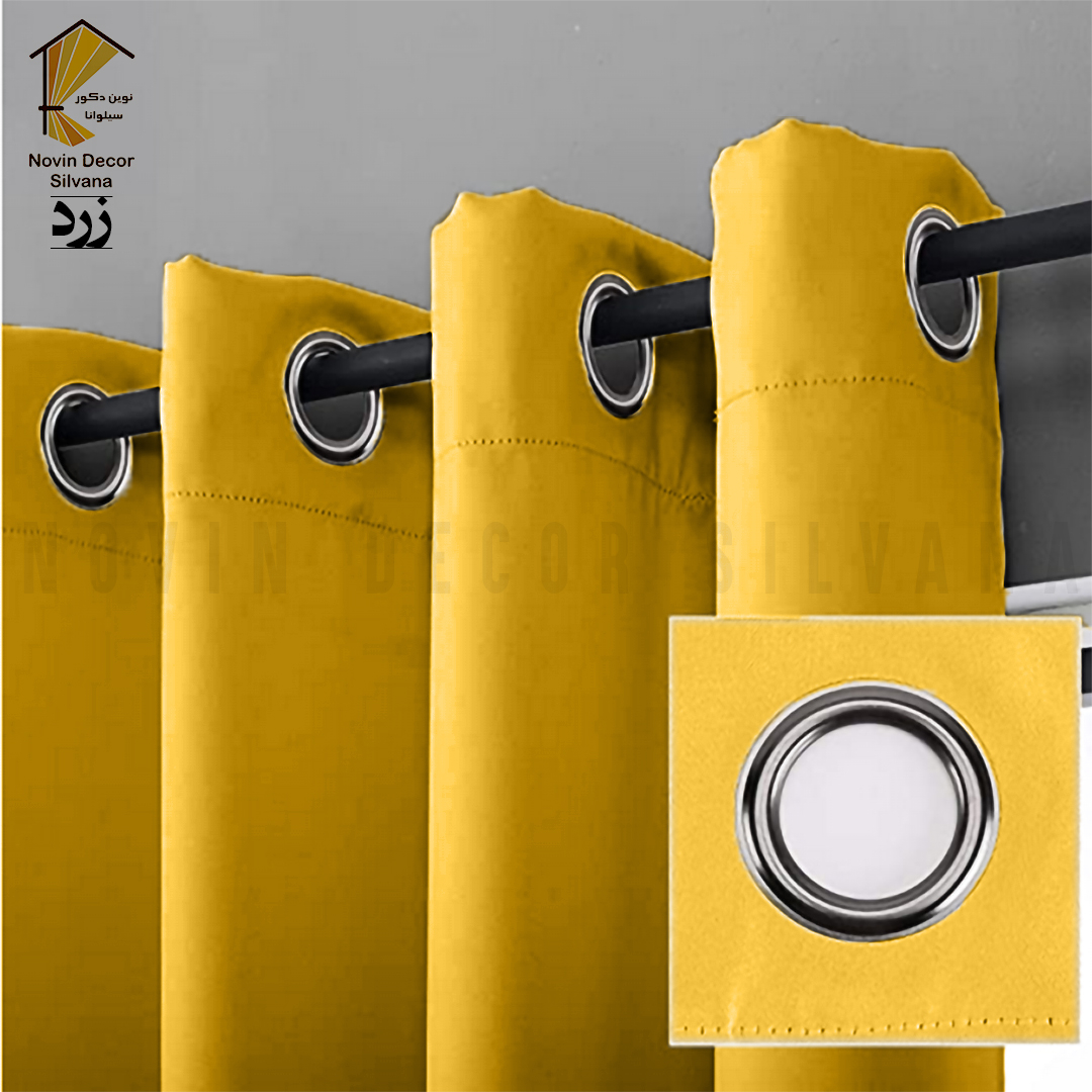 پرده نوین دکور سیلوانا مدل کتان کد 230 1 سایز 230 × 140 سانتی متر