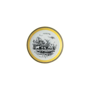 پیش دستی زی مدل دسر خوری  فرم اس  15 ویلیج درجه یک بسته شش عددی	