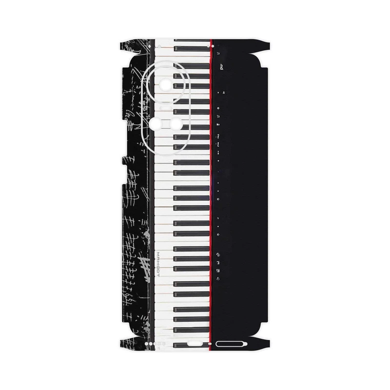 برچسب پوششی ماهوت مدل Piano_Instrument-FullSkin مناسب برای گوشی موبایل اپو Reno 10 5G