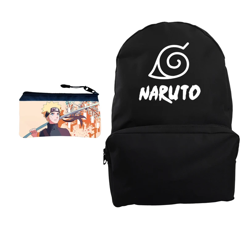 کوله پشتی مدل انیمه ناروتو کد KP-587 به همراه جامدادی