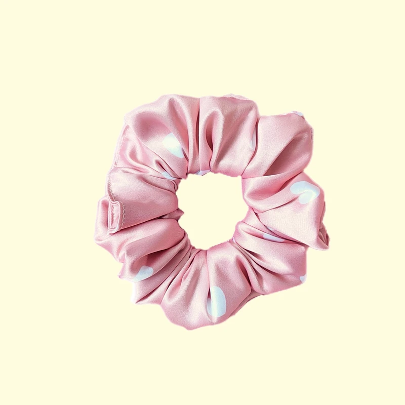 کش مو اسکرانچی زنانه مدل ساتن 04