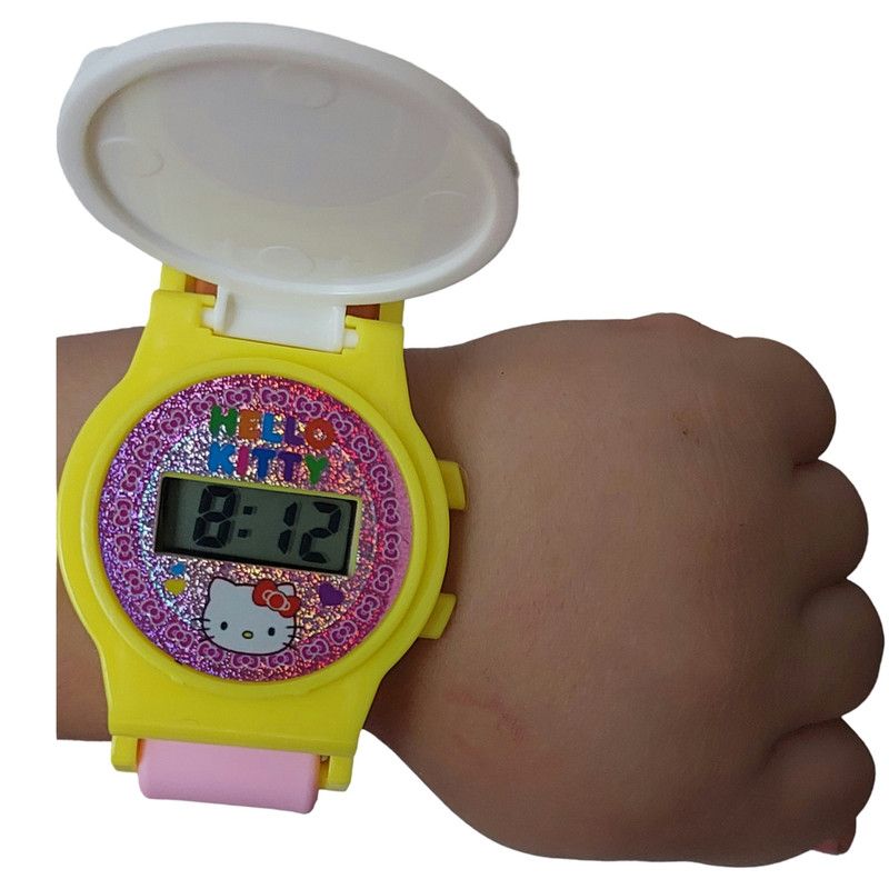 ساعت مچی دیجیتال دخترانه مدل خرگوش و خرس کوچولو