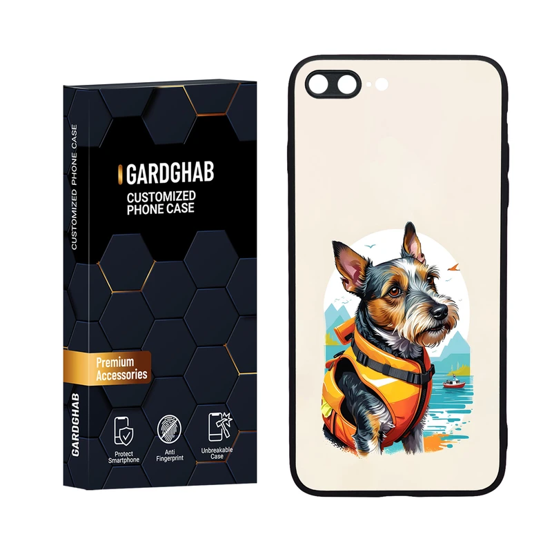 کاور گارد قاب مدل دورژله ای هنری مناسب برای گوشی موبایل اپل iPhone 7 Plus / 8 plus