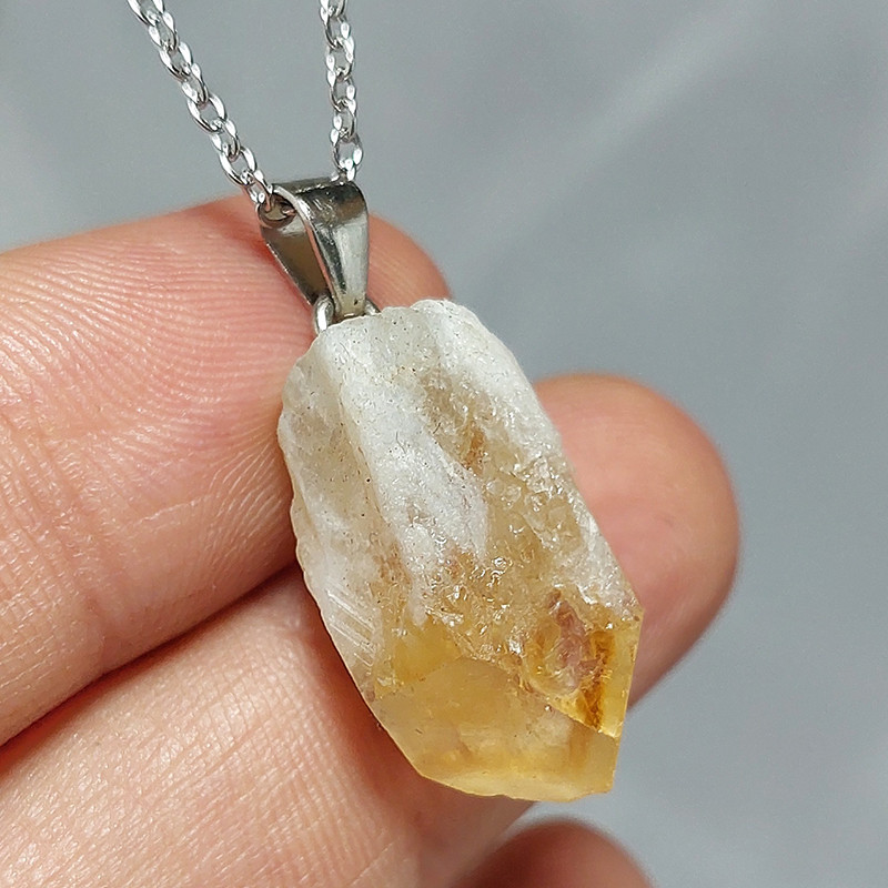 گردنبند زنانه مدل سیترین کد 9-36