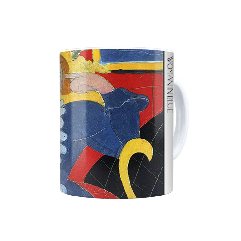 ماگ ترمه طراحان ایده مدل زنی با لباس روشن از ماتیس کد art0698