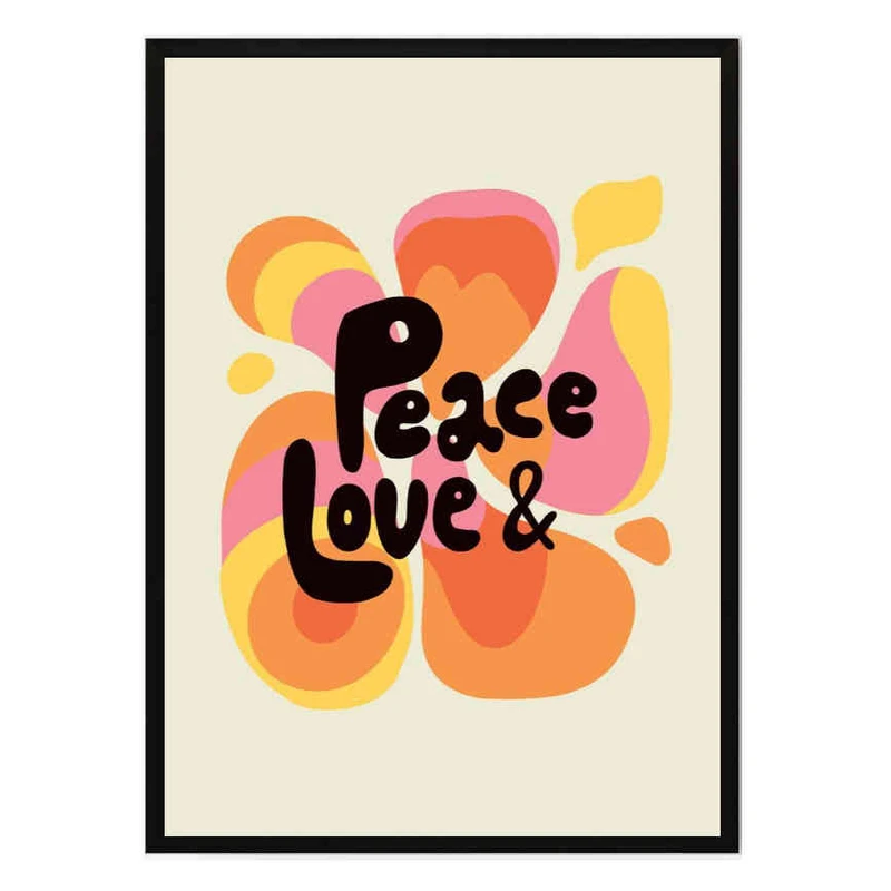 تابلو مدل Peac and love کد 2489011118