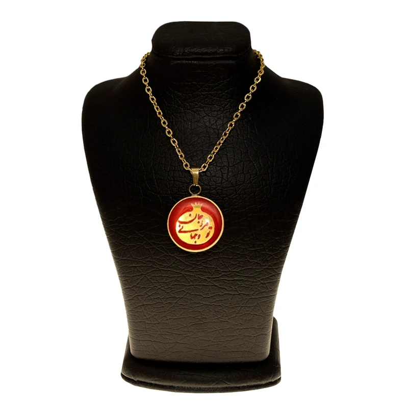 گردنبند زنانه دلنار گالری مدل انار تو مرا جان و جهانی