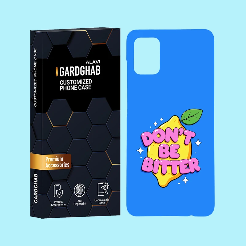 کاور گارد قاب علوی مدل متن مناسب برای گوشی موبایل سامسونگ Galaxy A51 4G