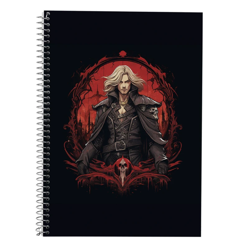 دفتر زبان 50 برگ مدوپد مدل دوخط طرح Fullmetal Alchemist کد DF2317