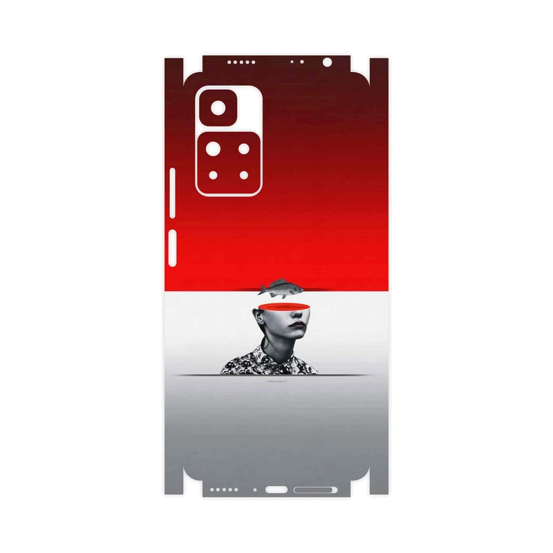 برچسب پوششی ماهوت مدل Collage of surreal Portrait of Women 1-FullSkin مناسب برای گوشی موبایل شیائومی Redmi Note 11 Pro Plus 5G