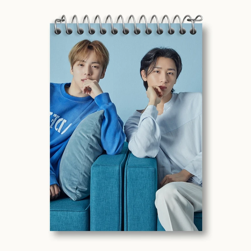 دفتر یادداشت 50 برگ خندالو مدل گروه مانستا اکس Monsta X کد 21201