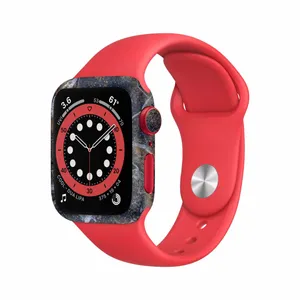 MAHOOT Earth-White-Marble Cover Sticker for Apple Watch Watch 6 44mm
