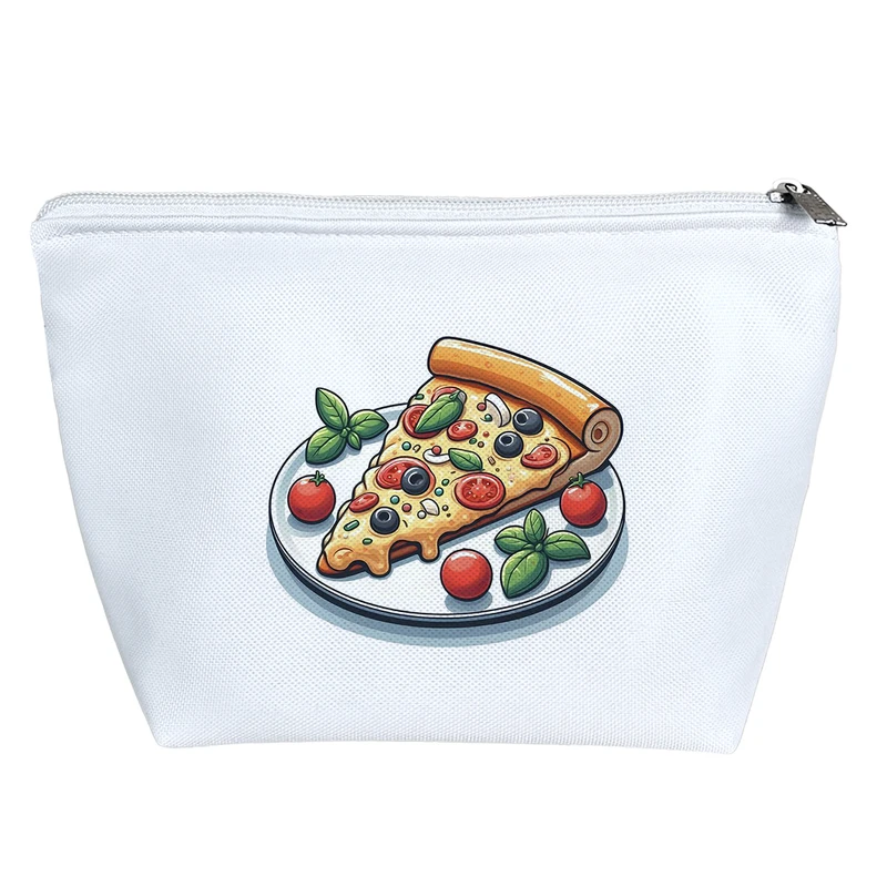 کیف لوازم آرایش دخترانه خندالو مدل پیتزا Pizza کد H717