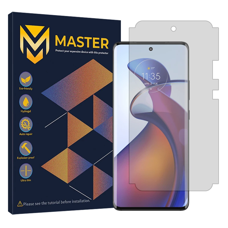 محافظ صفحه نمایش شفاف مستر مدل Resistant مناسب برای گوشی موبایل موتورولا Edge 30 Fusion