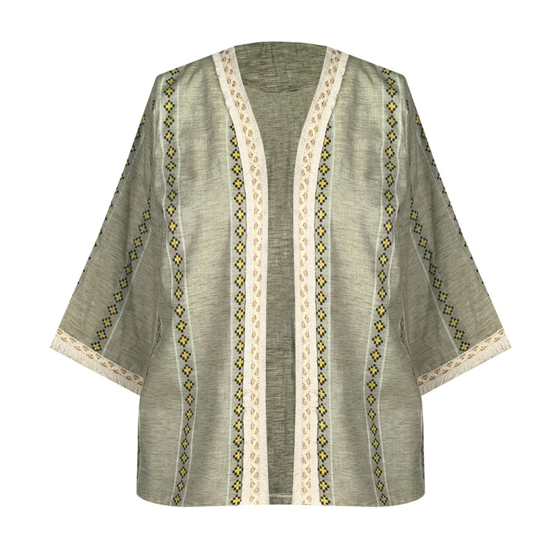 رویه زنانه مدل لینن دو نخ سنتی کد AK1364