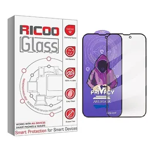 محافظ صفحه نمایش حریم شخصی ریکوو مدل privacy Mietubl مناسب برای گوشی موبایل اپل iPhone 16 Pro Max