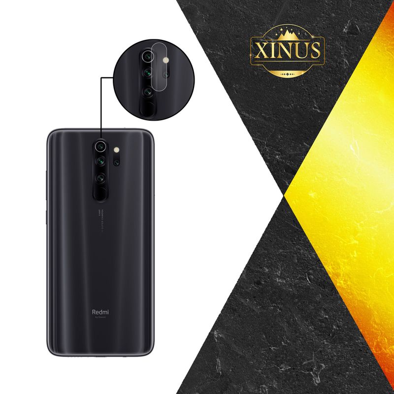 محافظ لنز دوربین ژینوس مدل XLP مناسب برای گوشی موبایل شیائومی Redmi Note 8 Pro