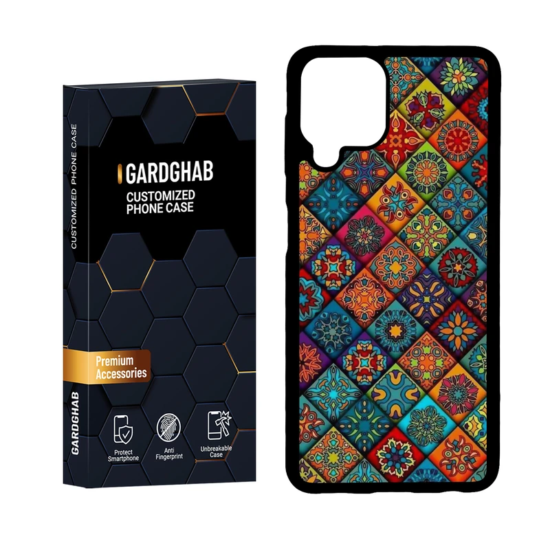 کاور گارد قاب مدل دورژله ای هنری مناسب برای گوشی موبایل سامسونگ Galaxy A22 4G