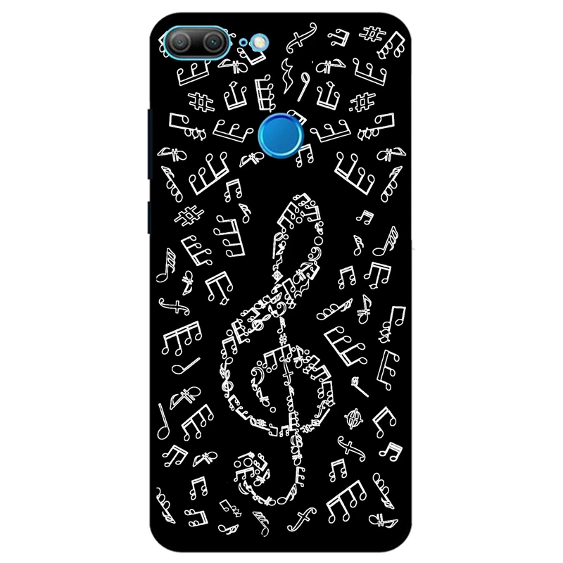 کاور مگافون طرح نوت موسیقی مدل 1370 مناسب برای گوشی موبایل آنر 9 Lite        