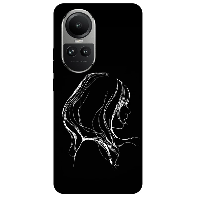 کاور مگافون طرح دخترانه مدل 7766 مناسب برای گوشی موبایل اوپو Reno 10 5G