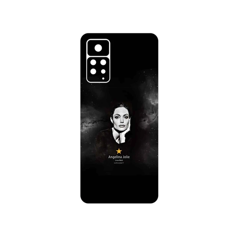 برچسب پوششی ماهوت مدل Angelina Jolie مناسب برای گوشی موبایل شیائومی Redmi Note 11 Pro Plus 5G (India)