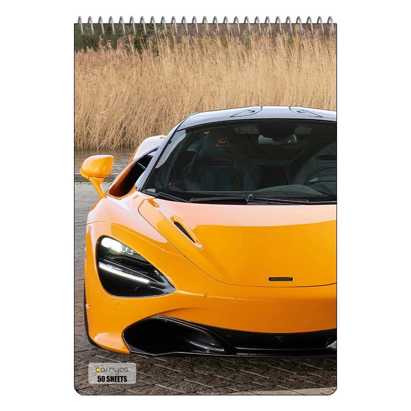 دفتر نقاشی 50 برگ سیمی کارنیکا طرح مک لارن McLaren کد 65284