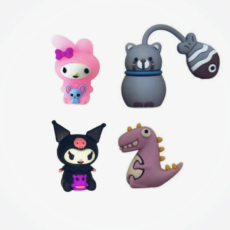 سرمدادی مدل فانتزی طرح کرومی و گربه بسته 4 عددی