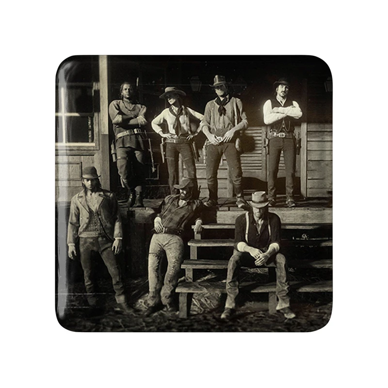 پیکسل خندالو طرح بازی رد دد Red Dead مدل مربعی کد 30125