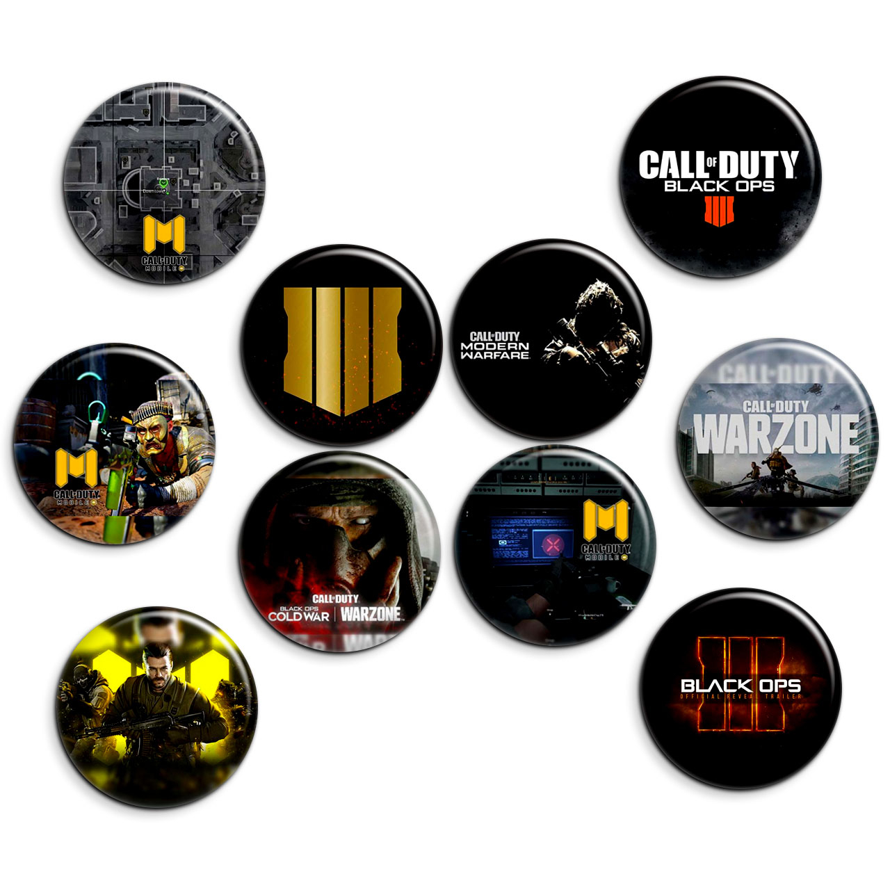 پیکسل پرمانه طرح call of duty کد pmg.5315 مجموعه 10 عددی