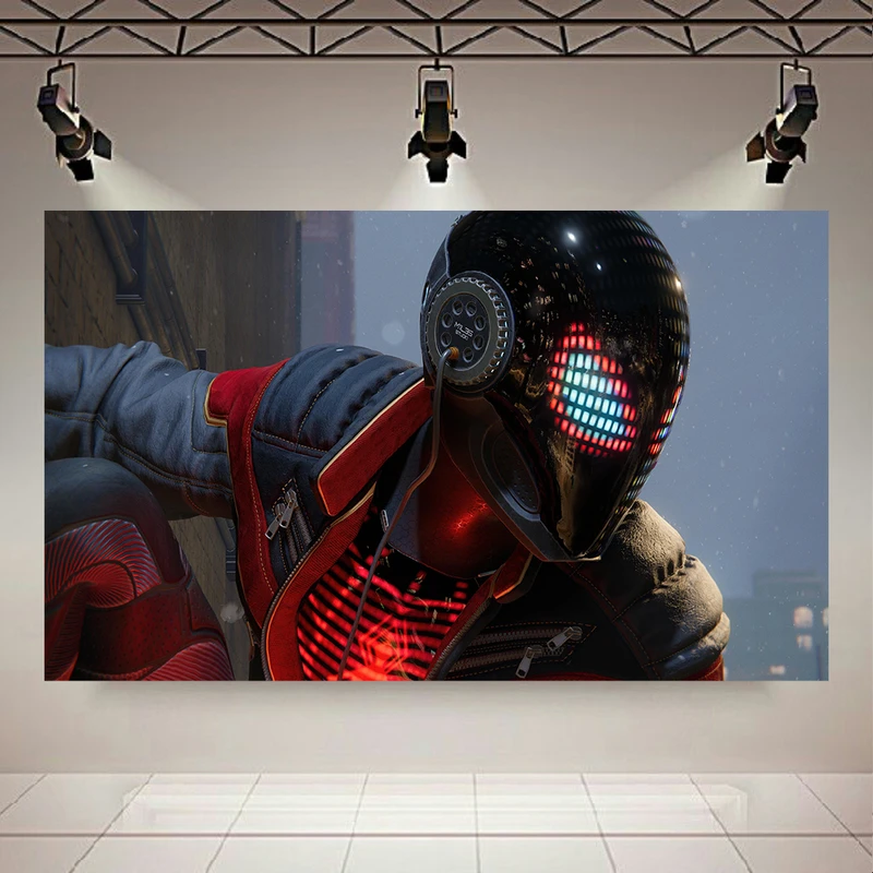 پوستر طرح مرد عنکبوتی مایلز مدل دیجیتال کد PD30107