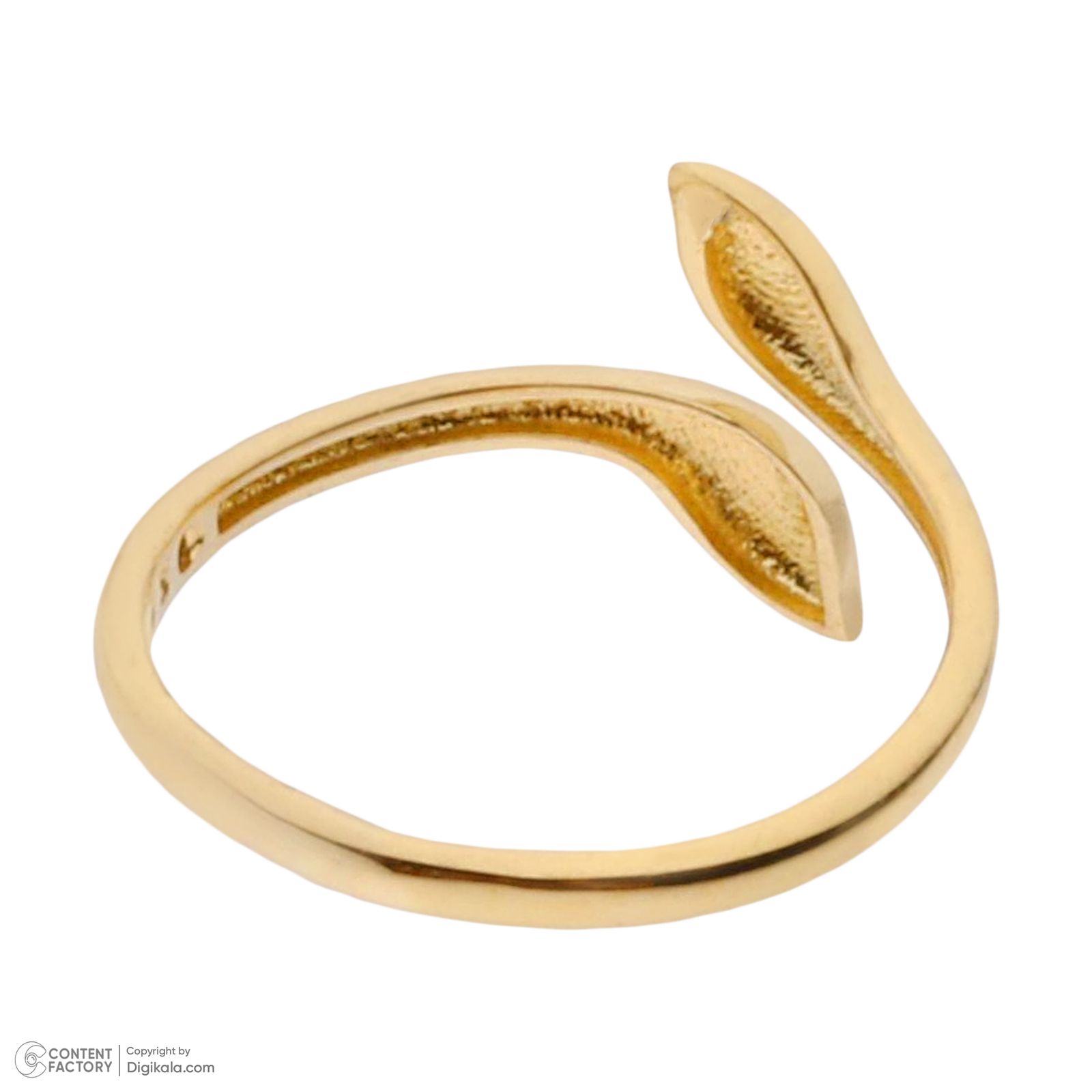 انگشتر طلا 18 عیار زنانه طلای مستجابی مدل 20213 - - 4