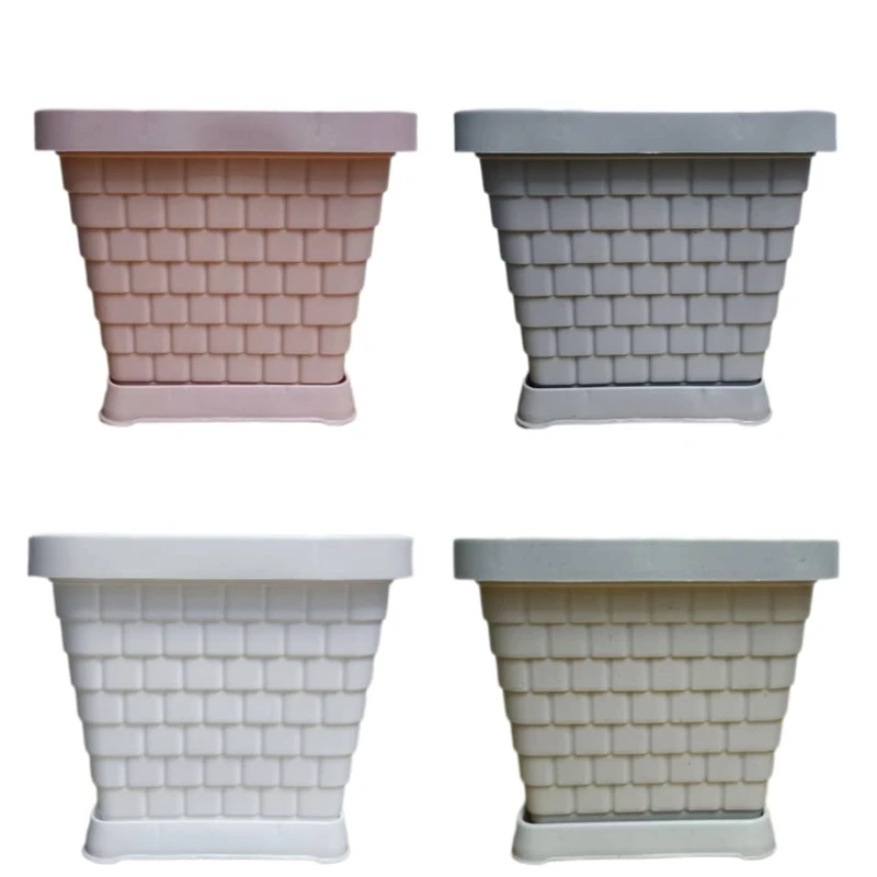 گلدان مدل مربع کد 15×15 بسته 4 عددی