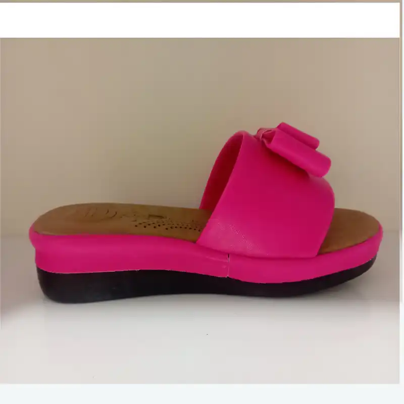 صندل زنانه مدل پاپیونی کد 036 رنگ صورتی