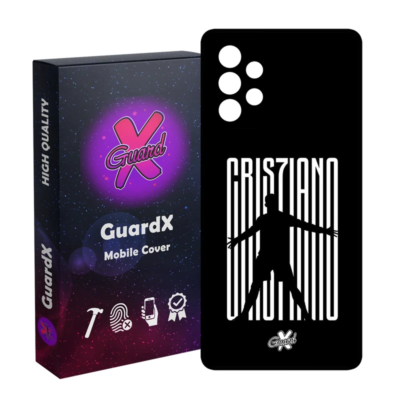 کاور گارد ایکس طرح CR7 مدل Glass10115 مناسب برای گوشی موبایل سامسونگ Galaxy A73