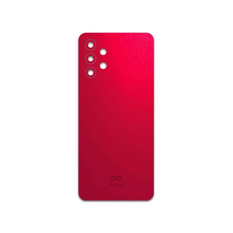 برچسب پوششی ماهوت مدل Matte-Warm-Red مناسب برای گوشی موبایل سامسونگ Galaxy A32 4G