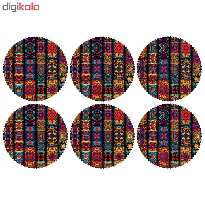 زیربشقابی مدل U2-42525 بسته 6 عددی