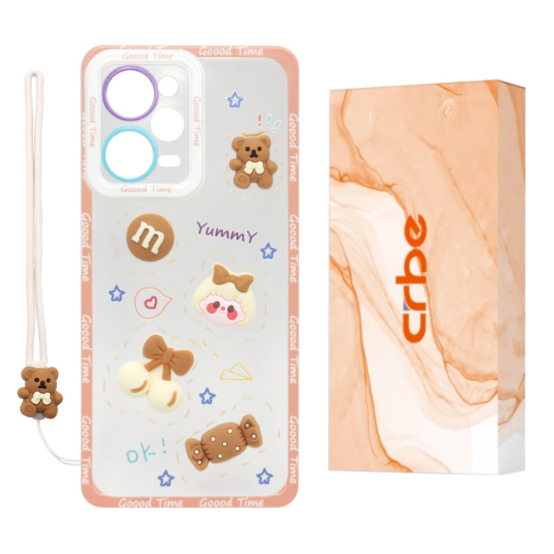 کاور کربی مدل Biscuit2 مناسب برای گوشی موبایل شیائومی Poco X5 Pro  به همراه بند آویز